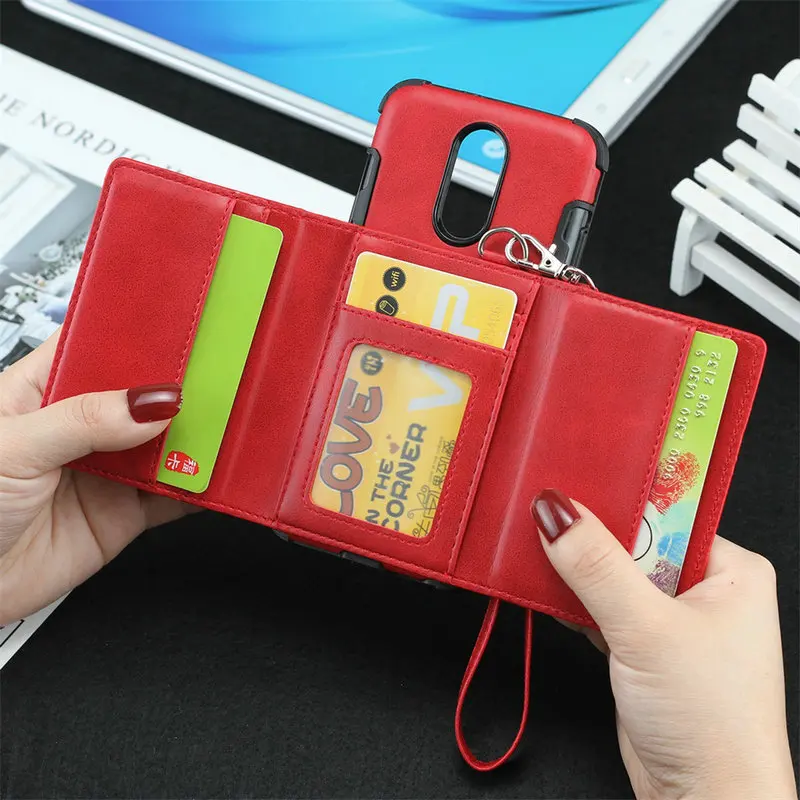

Luxury Leather for Coque LG Q7 Plus Case Q7 Alpha Flip Back Cover Card Slot Wallet Shockproof for LG Q7 Case Q7+ Q7a LM-Q610EM