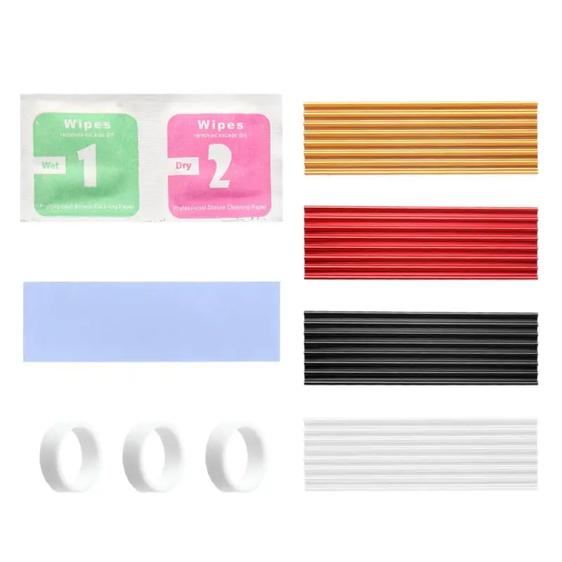 

1Set Aluminum Cooling Heatsink Cooling Thermal Pad Cooler For NVME M.2 NGFF 2280 PCI-E SSD Solid State Hard Drive Disk