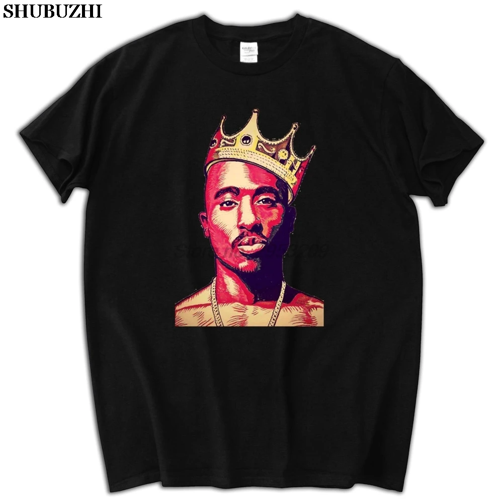 

New summer ment shirt short sleeve o neck thug life print t-shirt tupac t shirts summer clothing male brand tops