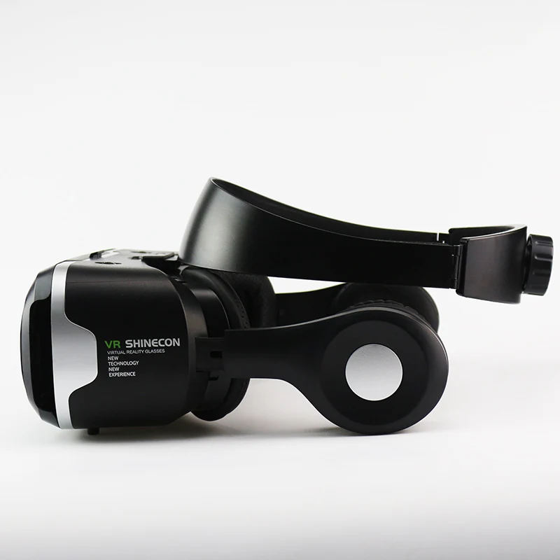 Shinecon VR гарнитура 4,0 Виртуальная реальность телефон стерео 3D очки Google картон для 3,5-5,5 'смартфон+ Mocute геймпад