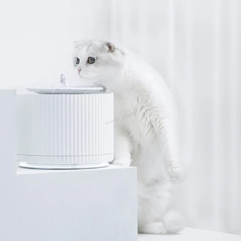 Xiaomi Mijia Смарт для собак и котов фильтр для очистки воды 5 слоев фильтр 360 градусов Открытый питьевой лоток животных для фонтанчика питьевой воды