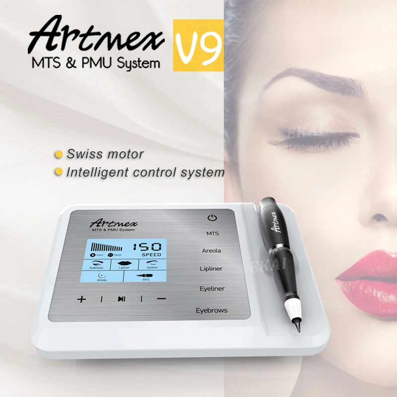 

New ultra quiet design Mastor Permanent Makeup Machine 4 in 1 Fuction Artmex V9 Use for PMU and MTS Therapy