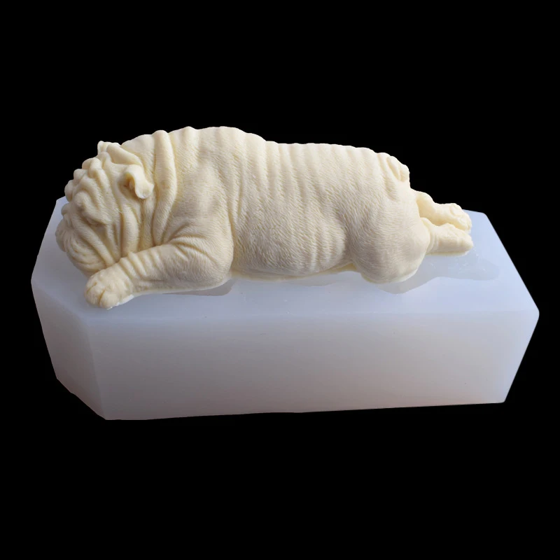 Dog cake decorating silicone mold7