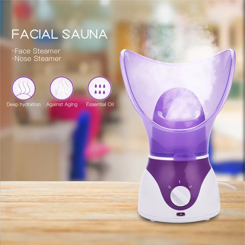 Deep Cleaning Facial Steamer Skin Spa Face Sauna Steaming Device
