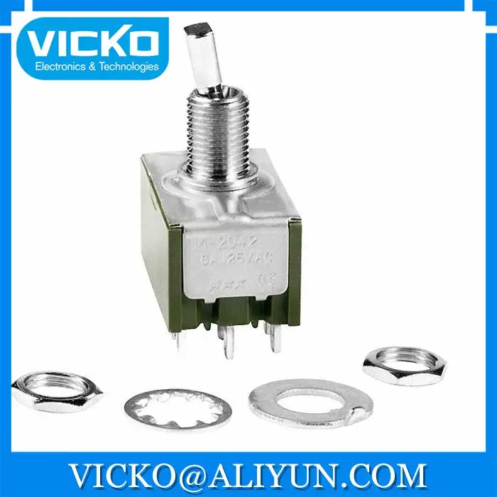 [VK] M2042E2S1W01 SWITCH TOGGLE 4PDT 6A 125V Switches | Обустройство дома