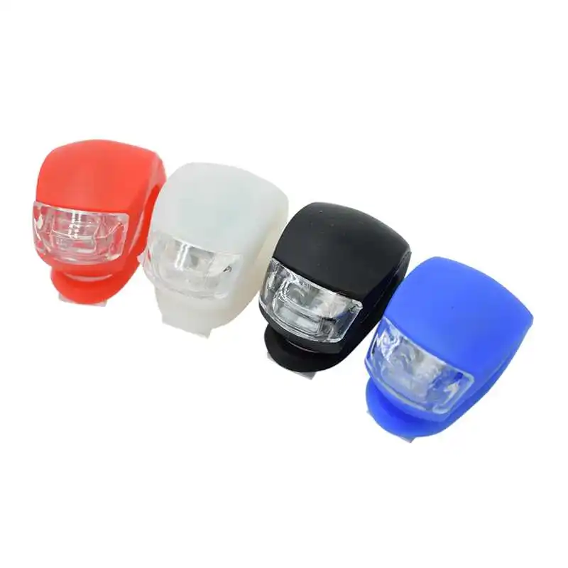 Bicycle Front Light Silicone LED Head Front Rear Wheel Bike Light Waterproof Cycling With Battery Bicycle Accessories Bike Lamp Bicycle Front Light Silicone LED Head Front Rear Wheel Bike Light Waterproof Cycling With Battery Bicycle Accessories Bike Lamp