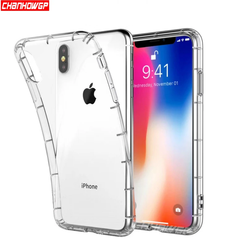 Силиконовый чехол с воздушной подушкой для iPhone X XR XS Max 6 6s 7 8 plus 5 фотоблей