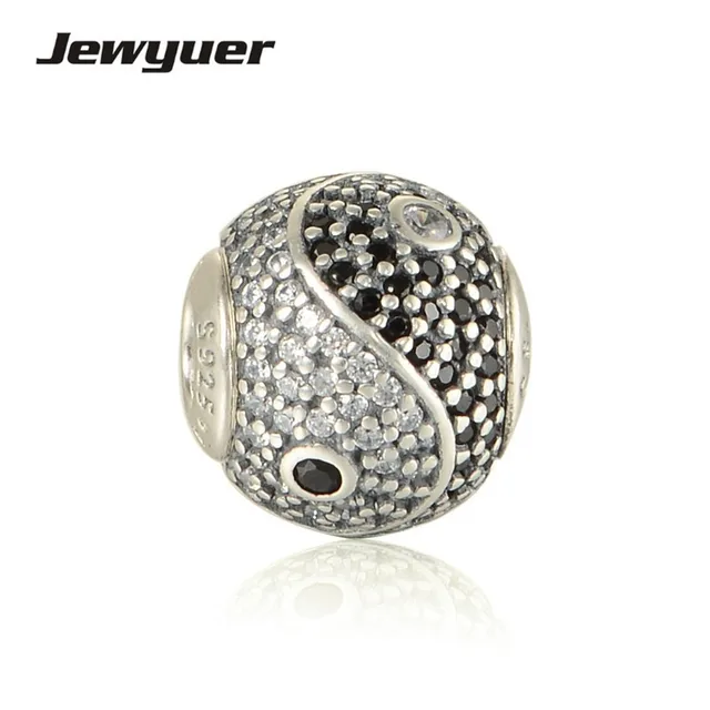 Essence Small Bead note BALANCE Charms Sterling silver jewelry Fit 925