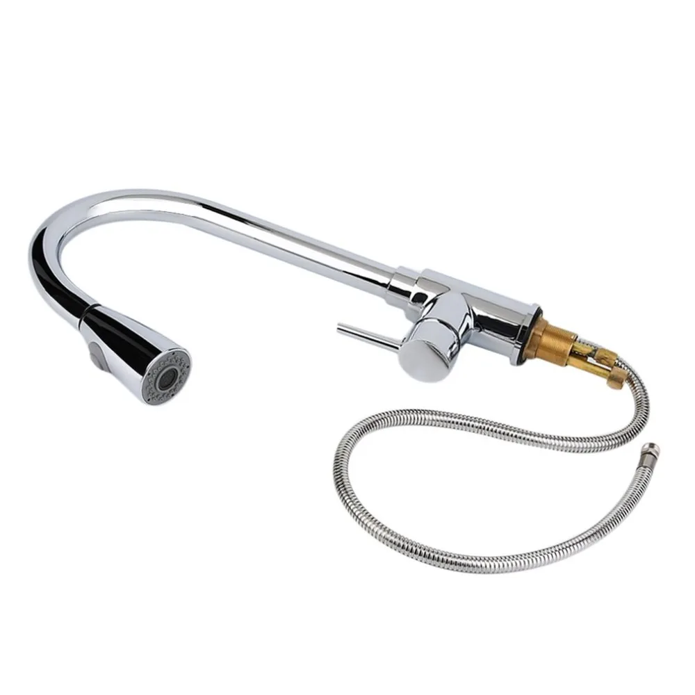 

Mixer Hot and Cold Water Tap Faucet Modern Chrome-plating Polished Kitchen Bathroom Toilet Wash Basin Sink Swivel Faucet