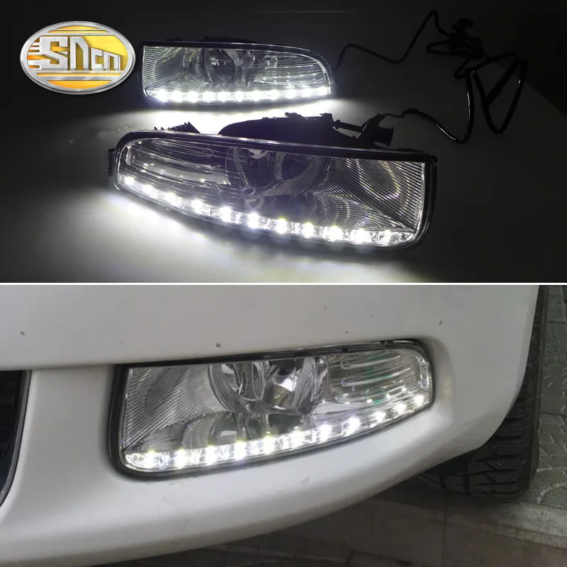 For Skoda Superb 2010 2013 Super Brightness Waterproof ABS Car DRL 12V LED Daytime Running Light