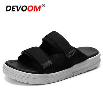 

New Outdoor Fashion Tongs Homme Summer Beach Flipflops Men EVA Flops Black Heren Slippers Mens Slippers Flip Flops Men Slides 45