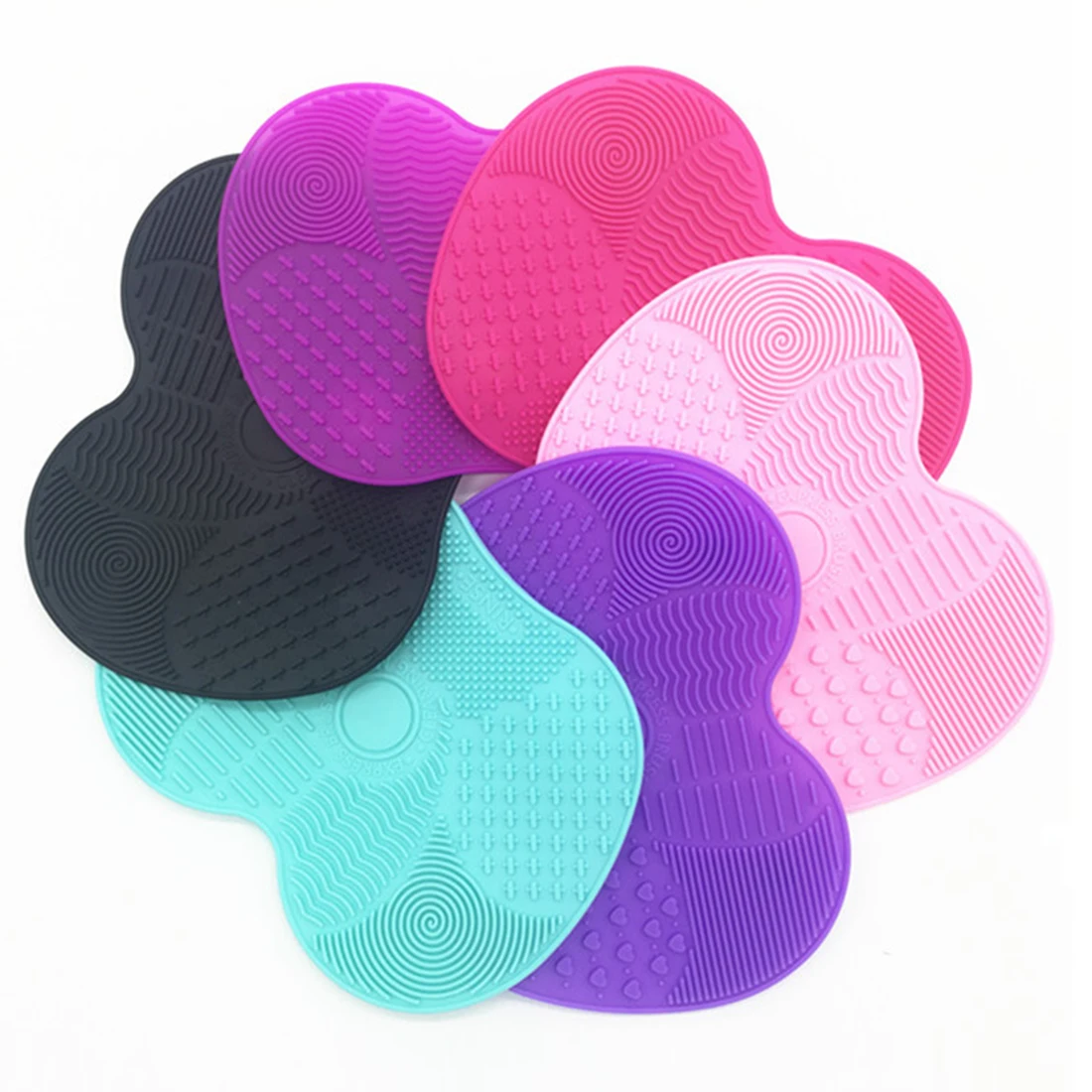 Butterfly Scrub Pad Brush Cleaner Cosmetic Makeup Wash Brush Gel