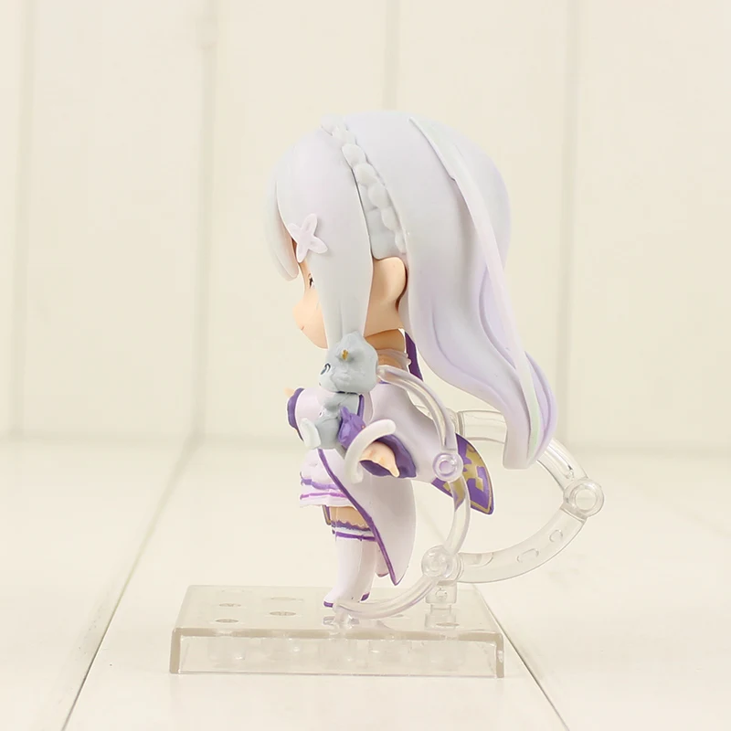 10 см аниме Re: жизнь в другом мире от Zero Emilia фигурка Nendoroid 751 Q версия ПВХ фигурка Коллекция Модель игрушки