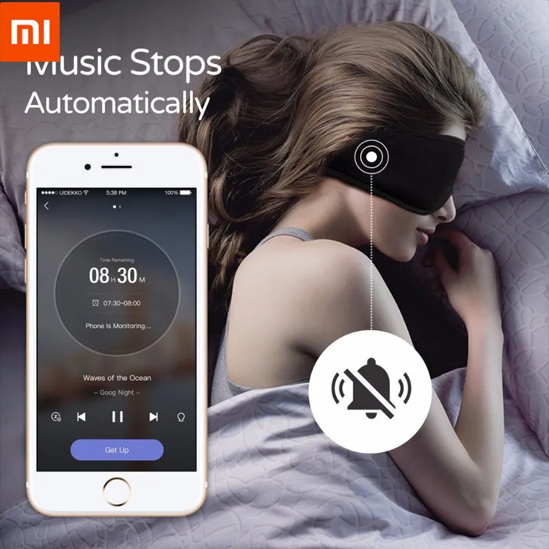 

Sleepace Sleep Headphones Comfortable Washable Eye Mask Smart App Sound Blocking Noise Cancelling Earphone Remote Control