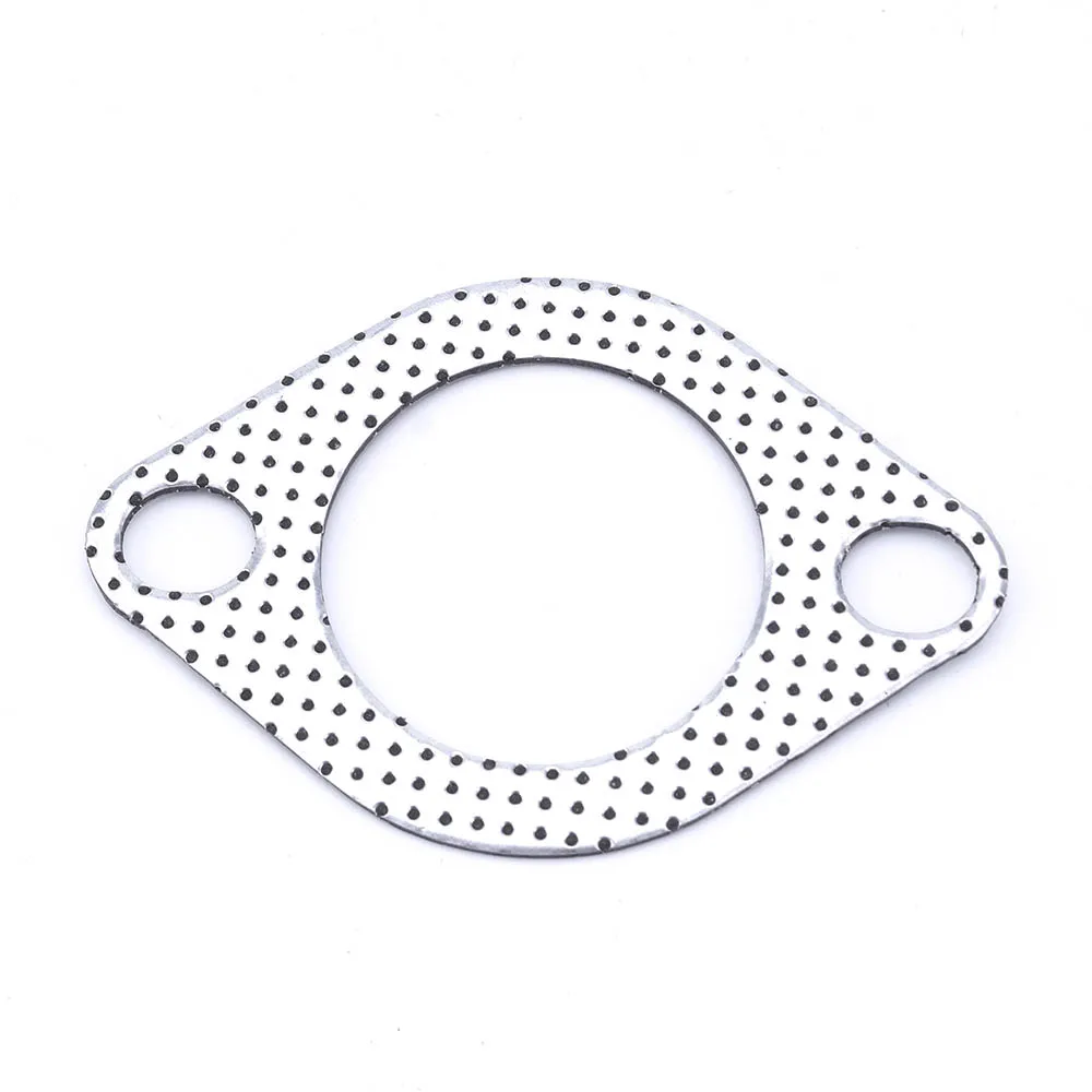 2.25 inch 56mm Car Engine Exhaust Gasket Downpipe Flange Universal Aluminum Exhaust Pipe Gasket with two holes 5pcs/Lot
