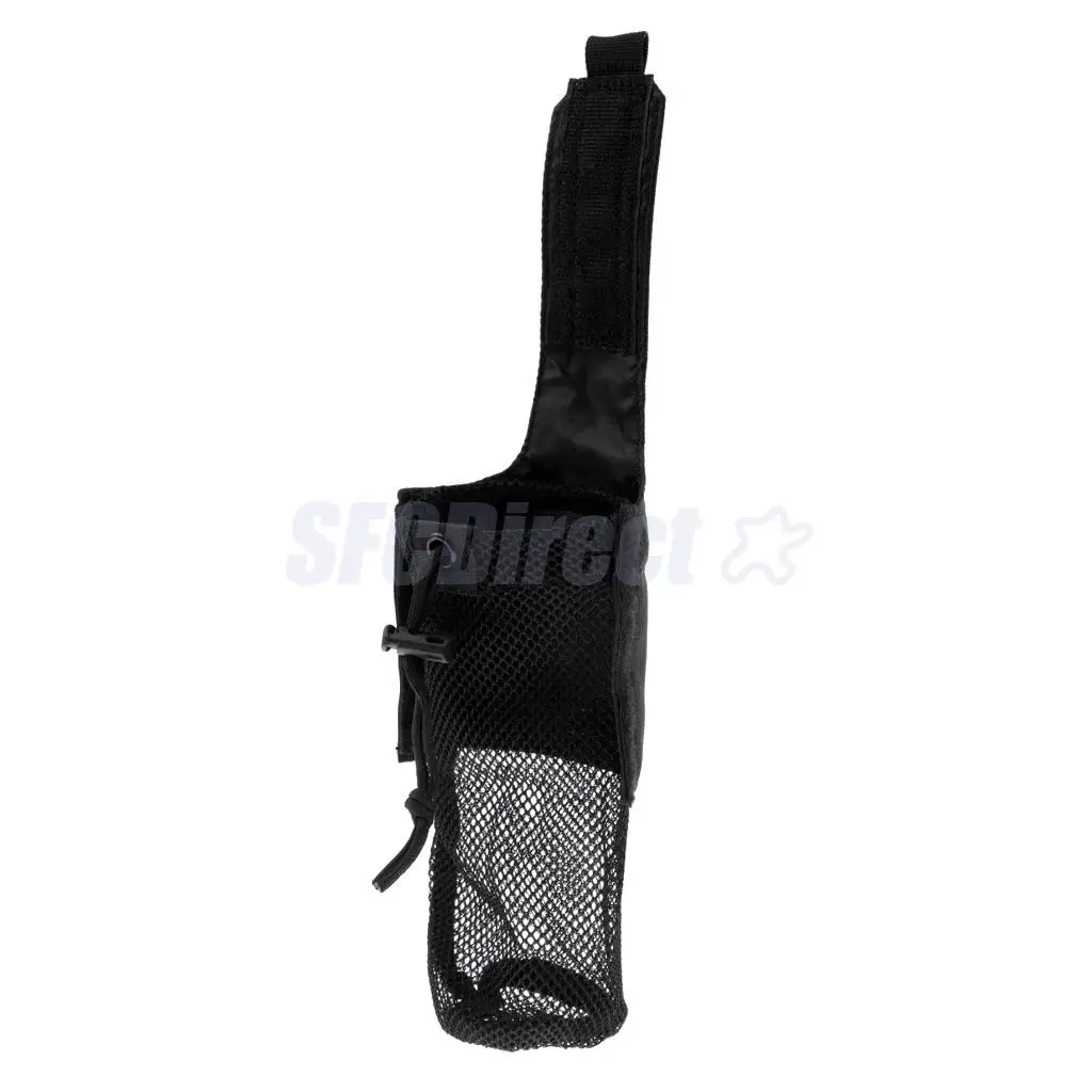 Outdoor Foldable Mesh Water Bottle Carrier Drinking Bottle Pouch Molle Bag Holder for Hunting Fishing Vest Belt