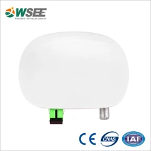 OR17D plastic shell Mini AGC fiber optic node, 1 RF output optic node with 1550nm