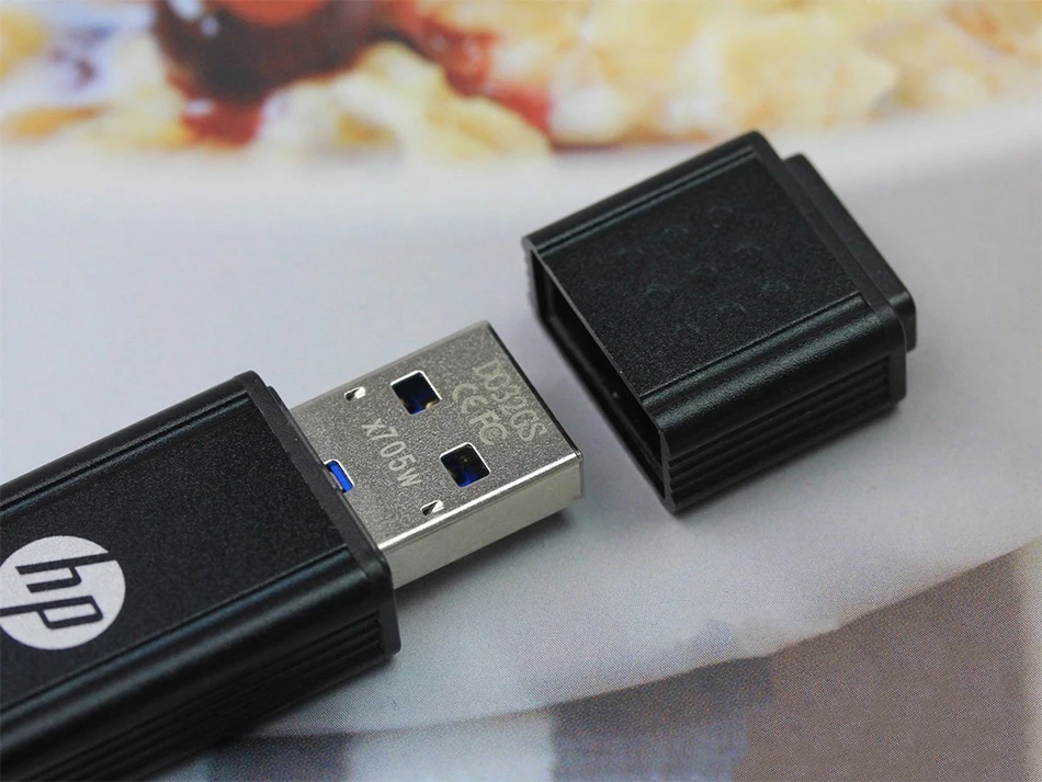 hp X705W USB 3,0 высокоскоростной металлический USB флеш-накопитель 128 Гб 64 ГБ 32 ГБ 16 ГБ флеш-накопитель водонепроницаемый memoria cel usb флешка подарок