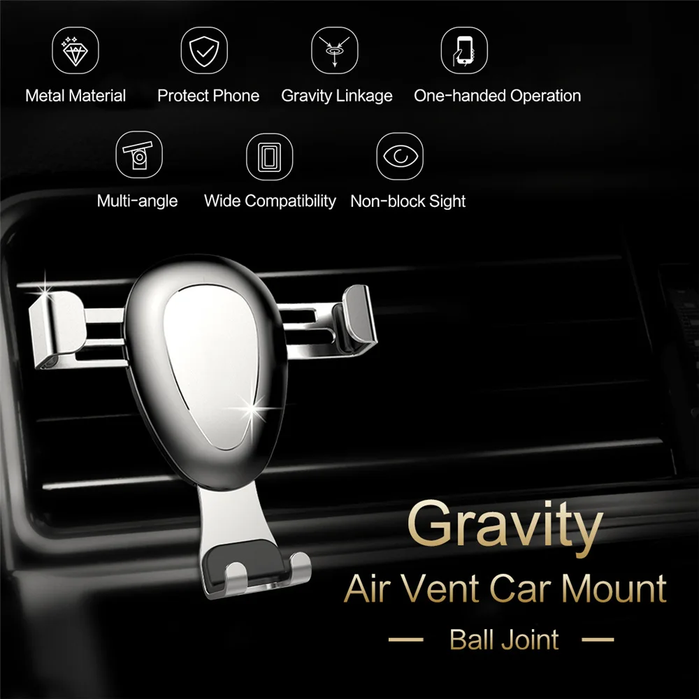 Universal Gravity Linkage Reaction Mobile Phone Holder