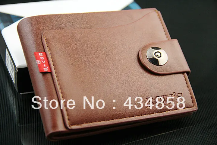 Promotion Free Dropshipping New Fashion Brand Genuine Leather Men Wallets Designer Purse Bags For Gift Wholsal | Багаж и сумки