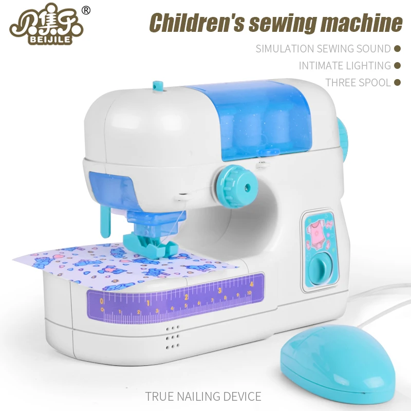BEIJILE Furniture Toys pretend Role Play Game Sewing Machine Toy Kids