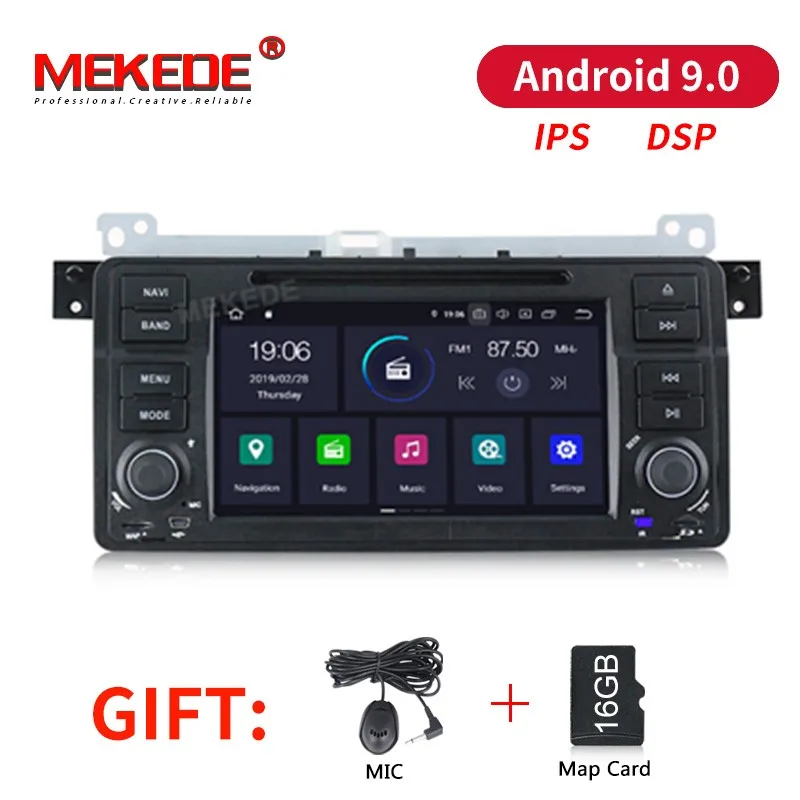 

MEKEDE Auto Radio Android 9 Car DVD Player GPS Navigation For BMW/E46/M3/MG/ZT/Rover 75/320/318/325 IPS screen with WIFI BT