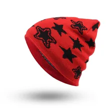 Shocking Show Men Women Baggy Warm Winter Wool Knit Ski Beanie Skull Slouchy Caps Hat