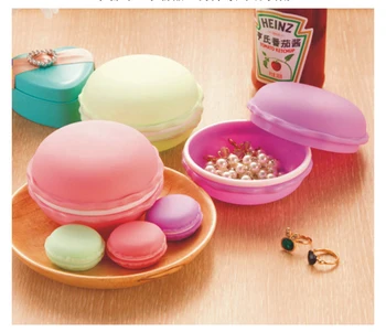 

30pcs/lot Earphone SD Card Macarons Bag Storage Box Case Carrying Pouch small pills jewelry box