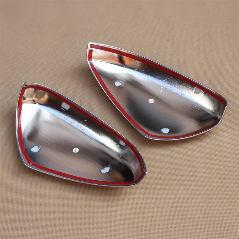 Chrome-Car-Styling-Side-Mirrors-Glossy-Pairs-Cover-Accessories-For-Peugeot-3008-5008-2017-2018-Rearview (2)
