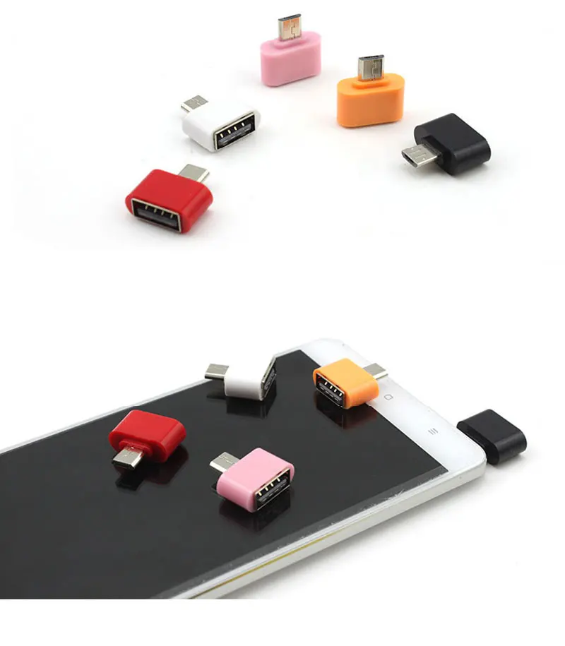 Мини OTG Micro USB к Usb адаптер для Android мобильных телефонов мыши Клавиатура конвертер совместимый Смартфон разъем OTG сплиттер