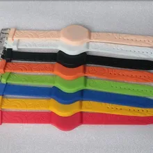 Диаметр 55, 65 или 75 TK4100 ID карты силиконовый браслет на запястье браслет интеллигентая(ый) замок для сауны полосы контроля доступа RFID считыватель ленты