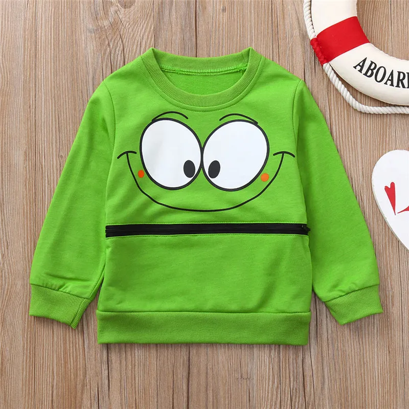 Baby Shirt Long Sleeve Cartoon Eyes Soft tshirt Toddler Kids Tops Shirt Clothes Girls Boys baby clothes spring kinderkleding