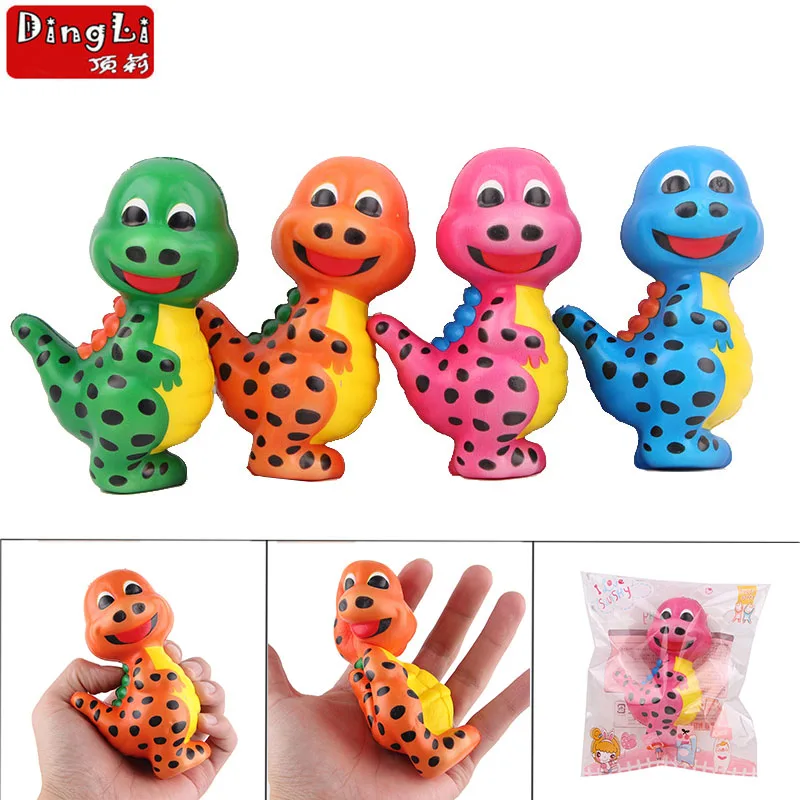 4 шт. jumbo Squishy антистресс развлечения сквиш животные мир Юрского периода динозавр