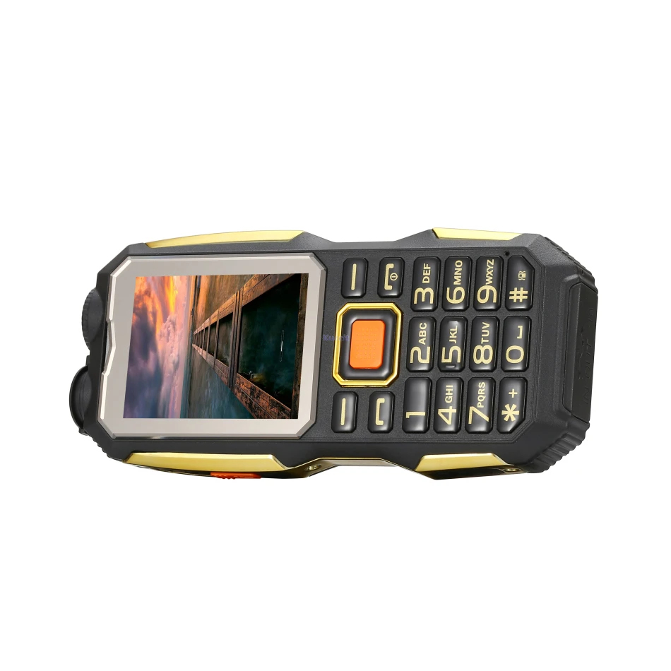 Original G1 Rugged Torch Phone Senior old man mobile phone Power bank Loud Speaker bluetooth walike talkie UHF Radio PTT 3800mAh