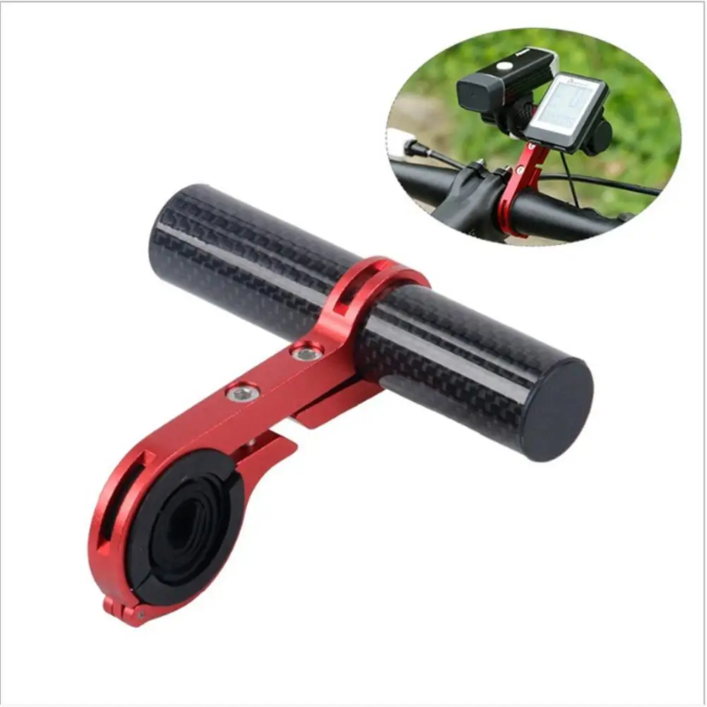 Bicycle Handlebar Extended Bracket Lamp Mount Bar Alloy Carbon Support Extender