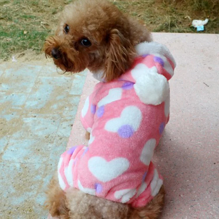 Одежда для домашних животных, одежда для домашних животных, распродажа, как горячие пирожные, пуловер-одежда для собак с розовыми сердечками