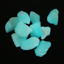 Светящийся камешек впитываемый свет Камни Аквариум аквариум флуоресцентный камень светится в темноте дорожка для Патио газон садовое украшение