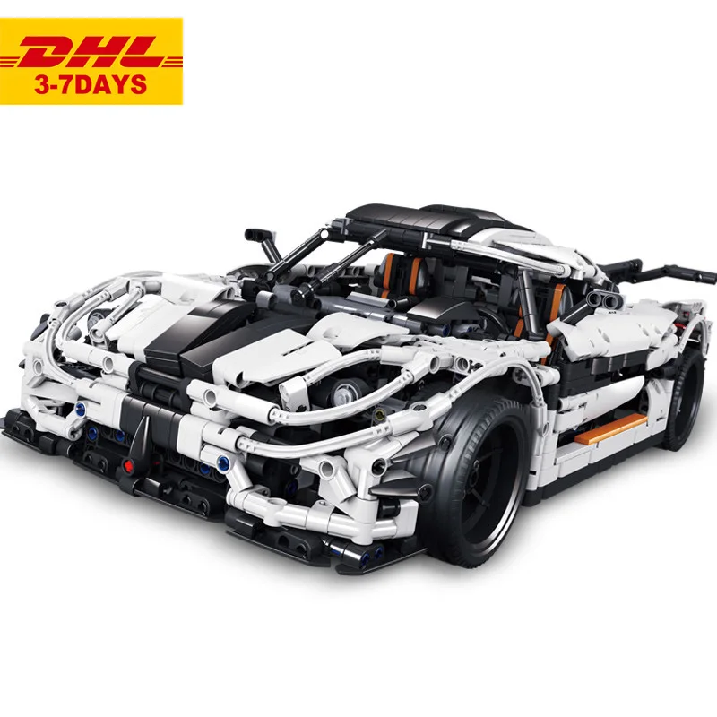 

23002 3136pcs Super Sports Racing Car Model City Race Building Blocks Set MOC Technic Car Bricks Children Gift Technical Toys