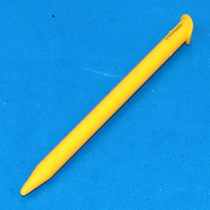 ChengHaoRan 10 шт. пластмассовый Стилус ручка с сенсорным экраном для nintendo new 3 DS XL 3 DSLL игровая консоль, белый черный - Цвет: Yellow