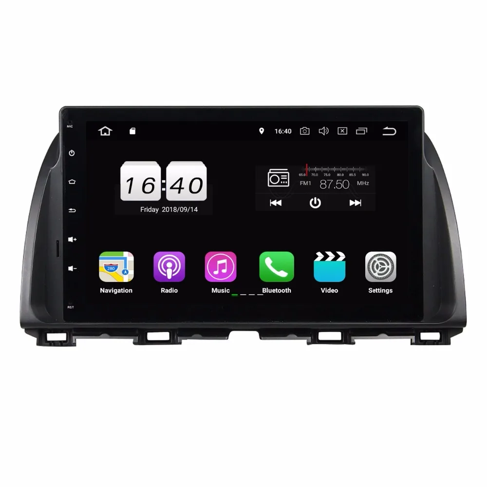 Sale 2GB RAM Quad Core 10.1" Android 8.1 Car Audio DVD Player for Mazda CX-5 ATENZA With Radio GPS WIFI Bluetooth 16GB ROM USB DVR 1