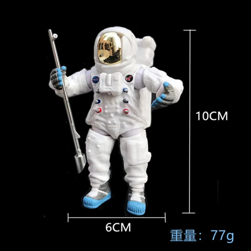 Моделирование ПВХ фигурка космонавта модель космонавта украшения куклы игрушки шарниры подвижная модель украшения Рождественский подарок на день рождения