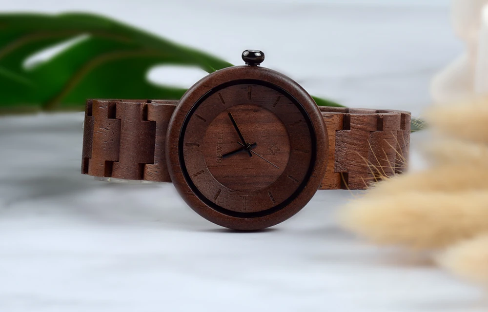 BEWELL WOODEN WATCH