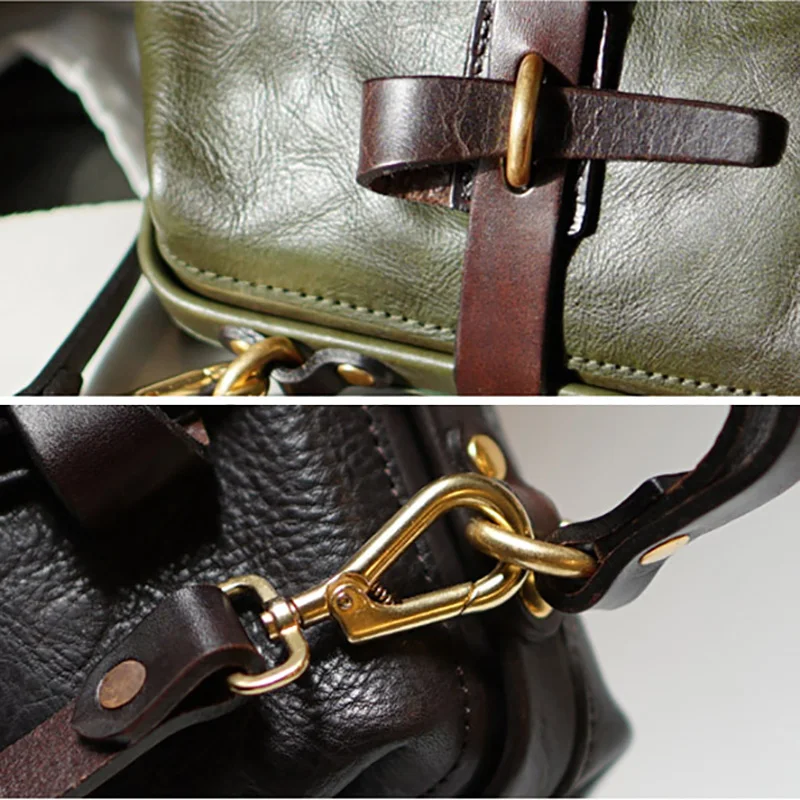 AETOO Leather literature Retro crossbody bag, single shoulder hand to do old doctor bag, fashion small fresh cowhide female bag