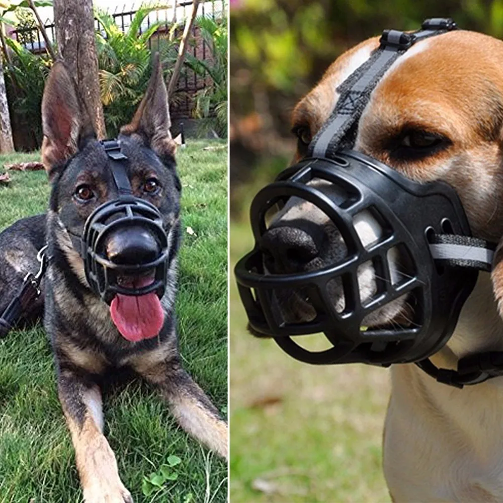 Sohattons мягкий силиконовый Pet предотвращает укусы лай собаки мордочка безопасности