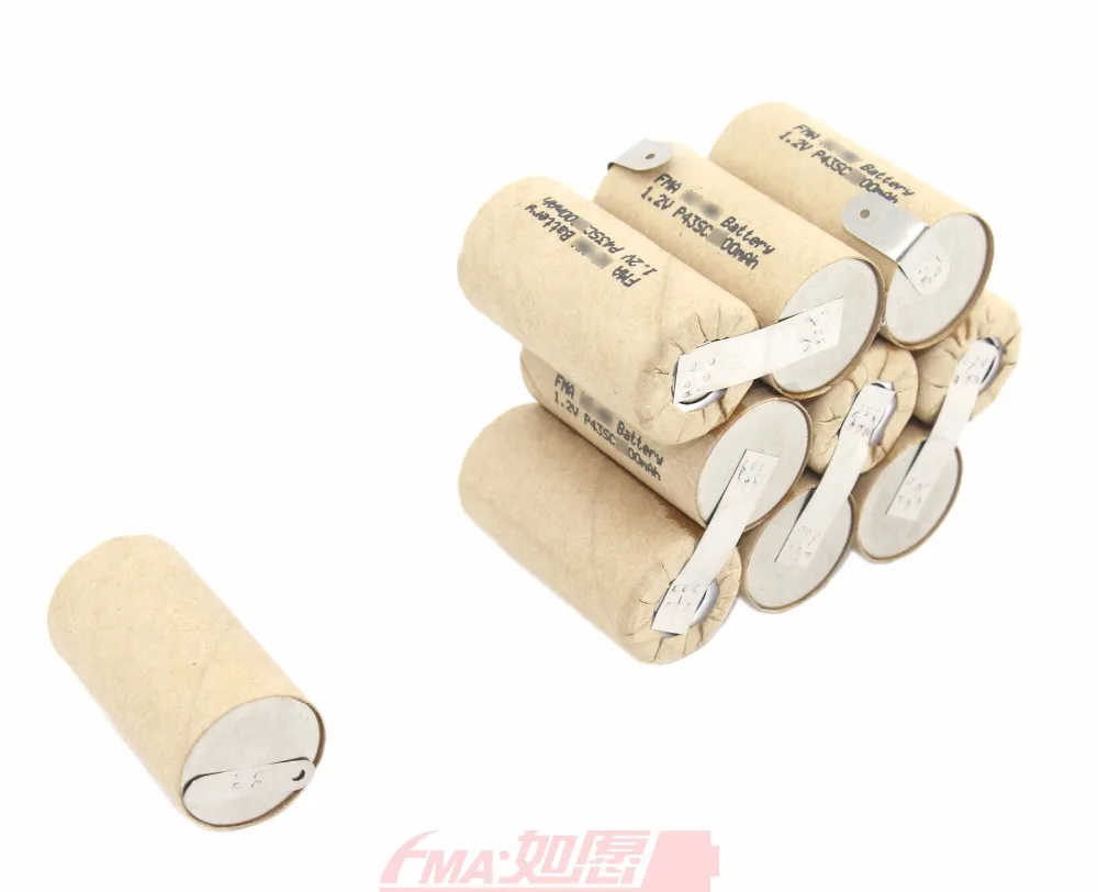 Ni Cd Sub C SC 12 в 1200 1500 1800 мАч Powertools перезаряжаемая батарея &quotсделай сам&quot KD512 1120 tyl Cell