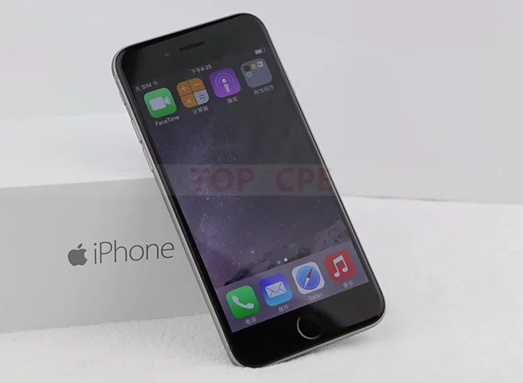 Разблокированный Apple iPhone 6 Plus 6 P 16GB 64GB 128GB 5," IOS 3G WCDMA 4G LTE 8MP камера 1G RAM WIFI GPS мобильный телефон