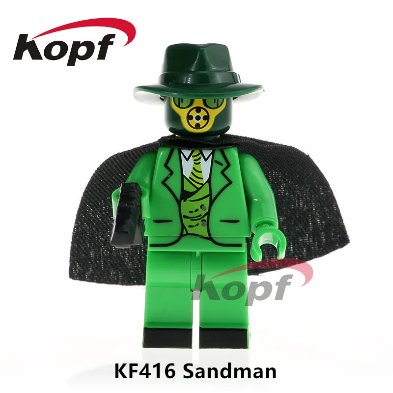 

Single Sale Super Heroes Sandman Human Torch Stay Puft Marshallow Man Bricks Education Building Blocks Children Gift Toys KF416