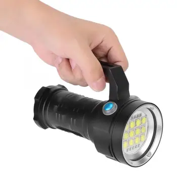 

Outdoor Waterproof Aluminium Alloy Diving Hight Bright Flashlight Fill Light 80M Underwater