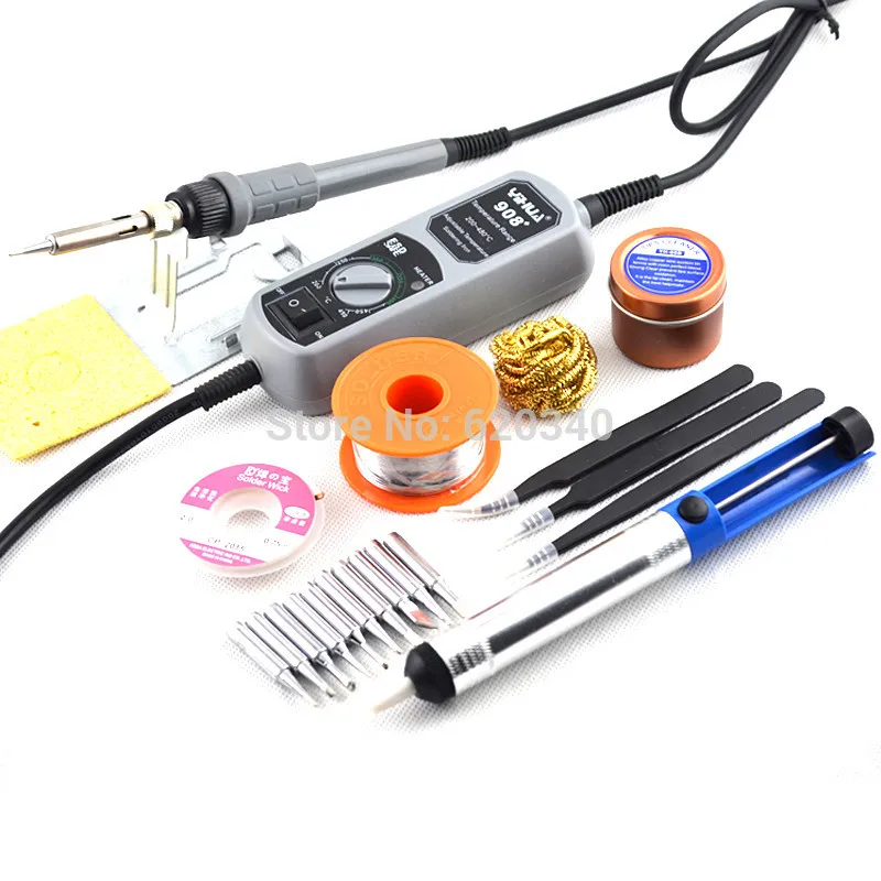 YIHUA 908+60W LED Digital Soldering Station Mini Portable Adjustable