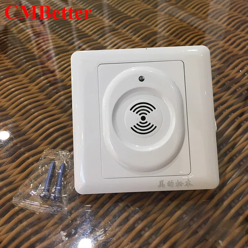 

CMBetter New Smart Home Wall Mount Smart Voice Control Light Sensor Switch Sound & Light Controlled hot sale Delay Switch